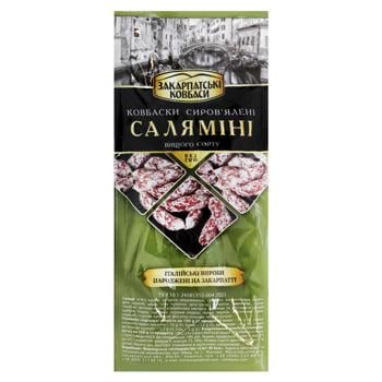 Ковбаски Закарпатські Ковбаси Саляміні сиров'ялені вищий сорт - купити, ціни на - фото 4