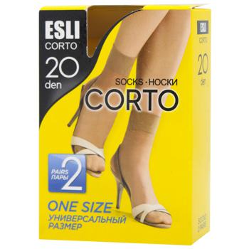 Esli Corto Melone 20 Den Women's Socks Size 23-25 2 Pairs - buy, prices for ULTRAMARKET - photo 2