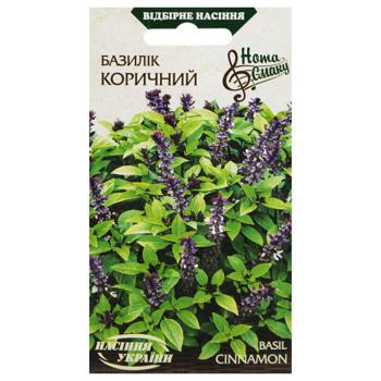 Nasinnya Ukrayiny Cinnamon Basil Seeds 0.25g - buy, prices for MegaMarket - photo 1