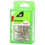 Auchan Paper Clips 30x40mm 15pcs