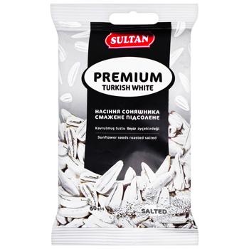 Sultan Roasted Salted White Sunflower Seeds 60g - buy, prices for Ideal - photo 1