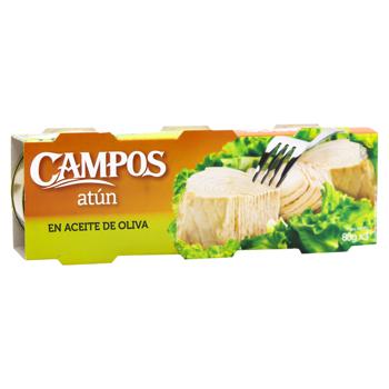 Campos Tuna in Olive Oil 3pcs*80g - buy, prices for MegaMarket - photo 4