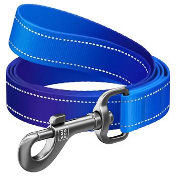 Поводок для собак Waudog Mono Nylon синий S 200см