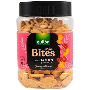 Крекер Gullon Mini Bites зі смаком хамону 250г - купити, ціни на Grono - фото 1