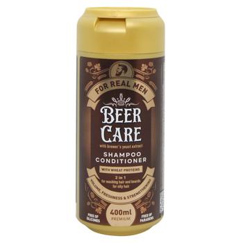 Beer Care Volume, Freshness and Strengthening Shampoo and Conditioner with Wheat Proteins 2in1 400ml