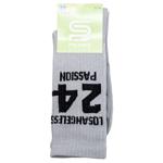 Носки Premier Socks подростковые высокие Рубчик 24 р.22-24 светло-серый