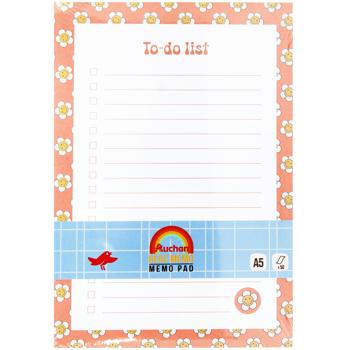 Auchan To-do List A5 Memo Pad 50 Sheets - buy, prices for Auchan - photo 1