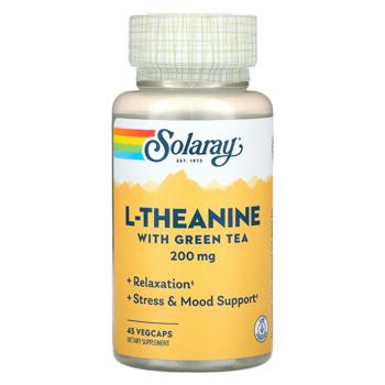 Solaray L-Theanine with Green Tea 200mg 45 capsules - buy, prices for Biotus - photo 1