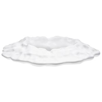 Khvylya Stone White Plate 25cm