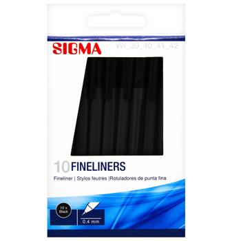 Лайнери Sigma чорні 0,4мм 10шт
