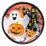 Zed Halloween Set of Disposable Paper Plates 18cm 10pcs