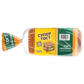 Kyivkhlib Toast Bread with Bran Sliced 350g - buy, prices for - photo 4