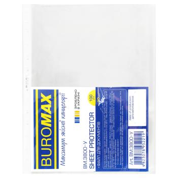 Файл для документов Buromax А4+ 30мкм 100шт - купить, цены на МегаМаркет - фото 1
