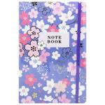 Книга записная Buromax Blossom фиолетовая А5 80 листов