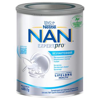 NESTLÉ® NAN® ExpertPro Lactose-free Dry Milk Mixture for Children from Birth 400g - buy, prices for MegaMarket - photo 1