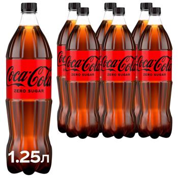 Напиток газированный Coca-Cola Zero Sugar 1,25л