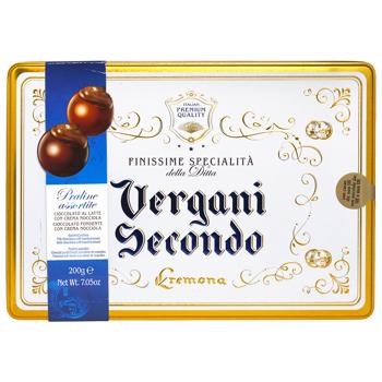 Цукерки Vergani Асорті Вінтаж синя коробка 200г - купити, ціни на КОСМОС - фото 1
