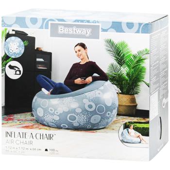 Bestway Inflate-A-Chair 112x66cm in assortment - buy, prices for Auchan - photo 3