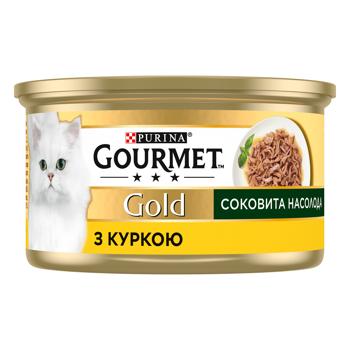 Gourmet Gold Juicy Delight Wet Food with Chicken for Adult Cats 85g - buy, prices for MasterZoo - photo 4