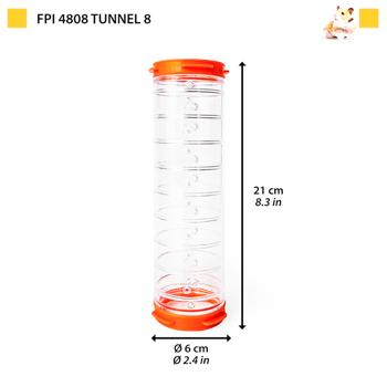 Ferplast FPI 4808 Tunnel 8 Rodent Tunnel 21x6cm - buy, prices for MasterZoo - photo 2