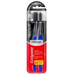 Зубная щетка Colgate Slim Soft Charcoal Древесный Уголь 2шт
