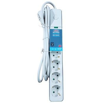 Auchan Extension Cord with 5 Sockets 3m