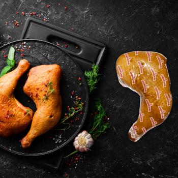 Четвертина куряча Бащинський копчено-варена вищий сорт ~0,250кг - купити, ціни на NOVUS - фото 4