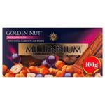 Шоколад молочный Millennium Golden Nut с цельными лесными орехами и изюмом 100г