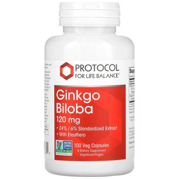 Protocol for Life Balance Ginkgo Biloba 120mg 100 capsules