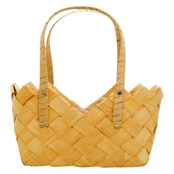 Natural Oval Basket 24*16*12cm w505 №1 - buy, prices for Za Raz - photo 2