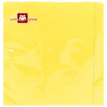 Eurogroup Napkins 33х33cm 20pcs - buy, prices for COSMOS - photo 1