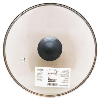 Willinger Brown Glass Cover 24cm
