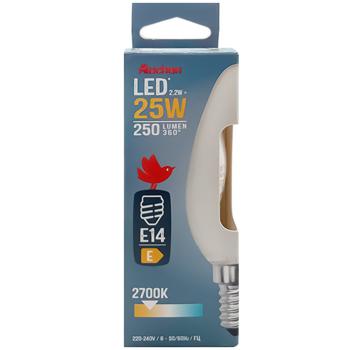 Лампочка Ашан LED E14 2.2W 2700K - купить, цены на Auchan - фото 1