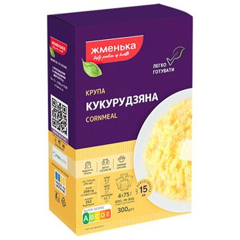 Zhmenka Corn Grits in Bags 4x75g - buy, prices for Auchan - photo 1