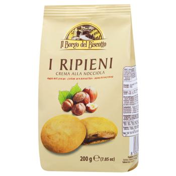 Печиво Il Borgo з горіховою начинкою 200г - купити, ціни на МегаМаркет - фото 1