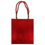 Пакет подарочный с блестками 10331-1XS 12х14х6см