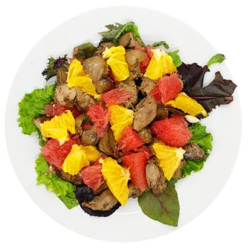 Liver Salad on Mixed Salads, with Orange and Grapefruit - buy, prices for Tavria V - photo 2