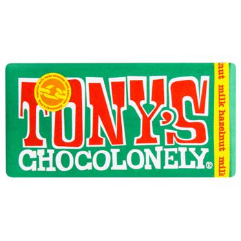 Шоколад молочный Tony's с фундуком 180г - купить, цены на WINETIME - фото 1