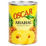 Oscar Slices Pineapple in Syrup 580ml