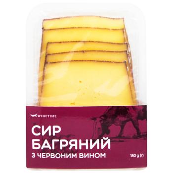 Winetime Bahryany Sliced Cheese with Red Wine 150g - buy, prices for WINETIME - photo 1