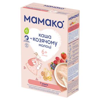 Каша Мамако на козьем молоке 7 злаков с ягодами 200г - купить, цены на КОСМОС - фото 1