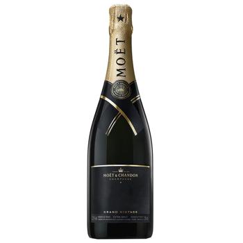 Шампанське Moet&Chandon Grand Vintage Extra Brut 12,5% 0,75л - купити, ціни на КОСМОС - фото 1