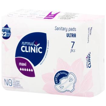 Normal Clinic Ultra Cotton&Velvet Sanitary Pads 5drops 7pcs - buy, prices for - photo 2