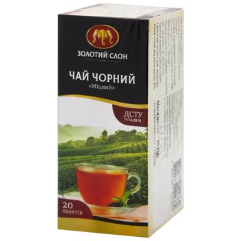 Zolotij Slon Strong Black Tea 1.3g*20pcs - buy, prices for COSMOS - photo 1