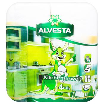 Alvesta 2-ply Paper Towels 4pcs - buy, prices for EKO Market - photo 2