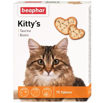 Beaphar Kitty's + Taurine + Biotine Fortified Snack for Cats 75pcs - buy, prices for MasterZoo - photo 1