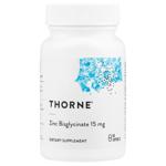 Бисглицинат цинка, Zinc Bisglycinate, Thorne Research, 15 мг, 60 капсул