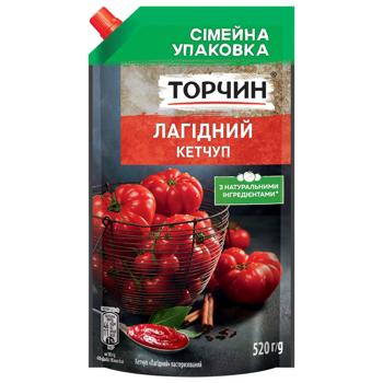 Кетчуп ТОРЧИН® Лагідний 520г - купити, ціни на КОСМОС - фото 1