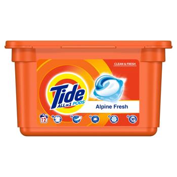 Tide Alpine Freshness Laundry Capsules 12х18.6g - buy, prices for Auchan - photo 2