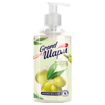 Мило рідке Grand Sharm Maxi Молочний протеїн і оливка 500мл - купити, ціни на Таврія В - фото 1